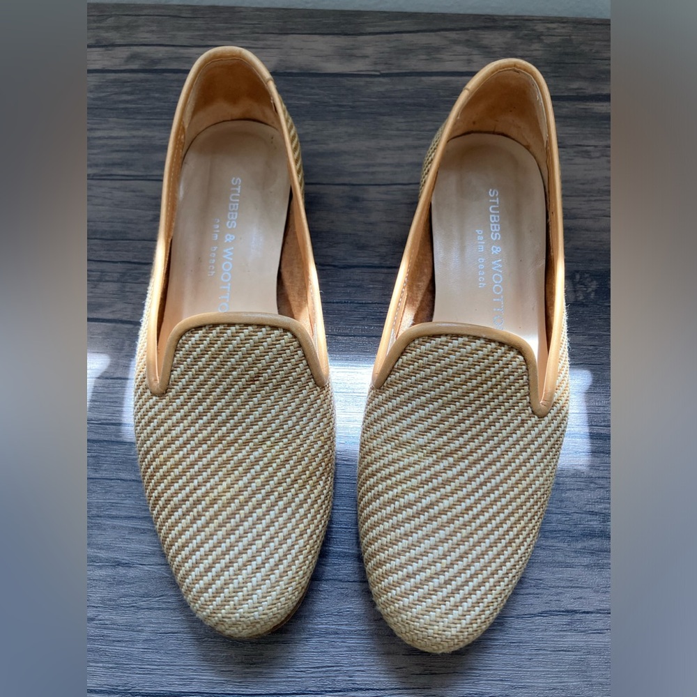 Stubbs and wootten woven loafer, 8.